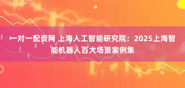 一对一配资网 上海人工智能研究院：2025上海智能机器人百大场景案例集